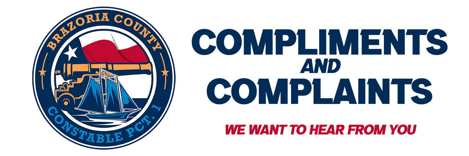 Pct. 1 Compliments and Complaints